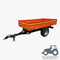 3T2W 2wheel Dump Trailer 3000kgs; Farm Transport Tipping Trailer; Hydraulic Dump Trailer supplier
